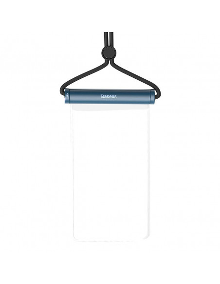 
Vandeniui atsparus dėklas 7,2 colio telefono su cilindrine sagtimi IPX8 AquaGlide - mėlynas
