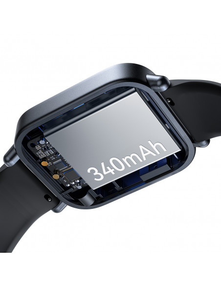 
„Fit-Life JR-FT3S“ išmanusis laikrodis su skambučių atsiliepimo funkcija – pilkas
