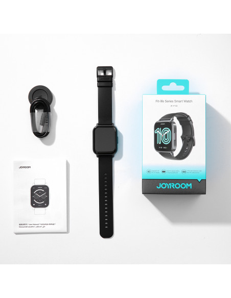 
„Fit-Life JR-FT3S“ išmanusis laikrodis su skambučių atsiliepimo funkcija – pilkas
