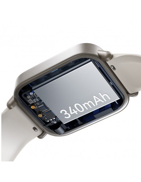 
„Fit-Life JR-FT3S“ išmanusis laikrodis su skambučių atsiliepimo funkcija – titano spalvos
