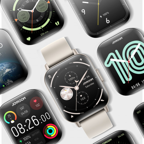 
„Fit-Life JR-FT3S“ išmanusis laikrodis su skambučių atsiliepimo funkcija – titano spalvos
