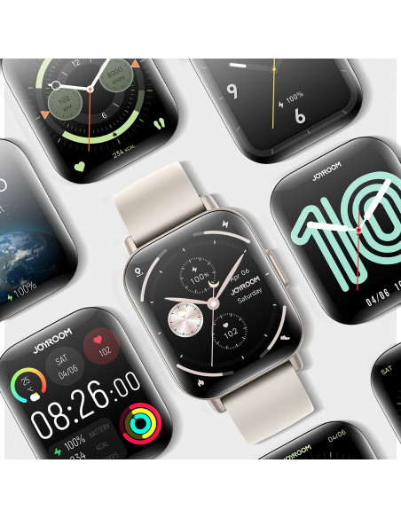 
„Fit-Life JR-FT3S“ išmanusis laikrodis su skambučių atsiliepimo funkcija – titano spalvos
