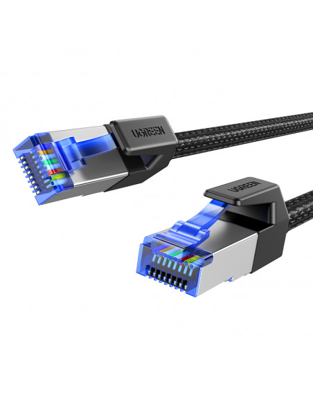 
Ethernet jungties laidas RJ45 Cat8 tinklo kabelis vario šerdimi 1,5 m - juodas
