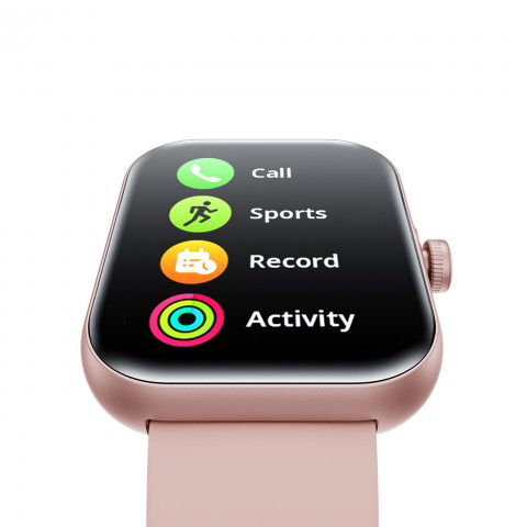 
„Fit-Life JR-FT5 Plus“ išmanusis laikrodis su skambučių atsiliepimo funkcija – rožinis
