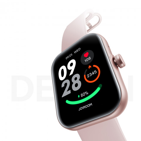 
„Fit-Life JR-FT5 Plus“ išmanusis laikrodis su skambučių atsiliepimo funkcija – rožinis
