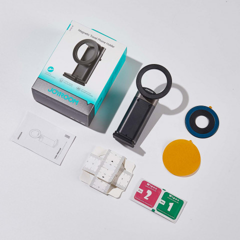 
Magnetinis kelioninis stovas telefonams iki 7,0 colių – juodas
