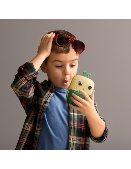 
Mini terminis spausdintuvas su kamera ir vaizdo kamera HURC10Z - žalias
