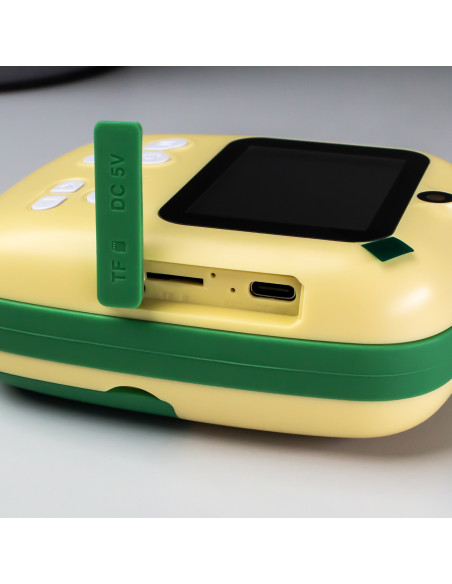 
Mini terminis spausdintuvas su kamera ir vaizdo kamera HURC10Z - žalias
