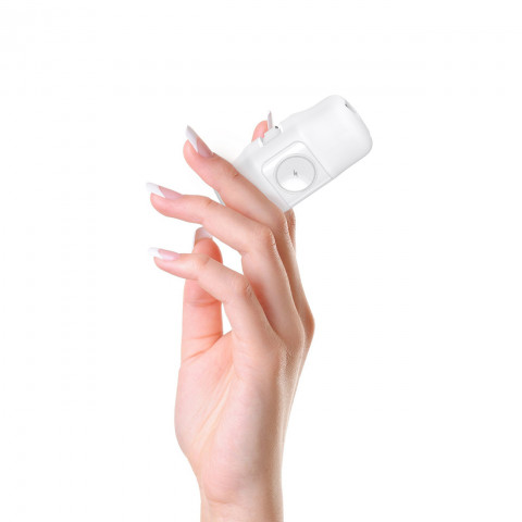 
Mini išorinė baterija 5000mAh 15W USB-C su „Apple Watch“ įkrovikliu – balta
