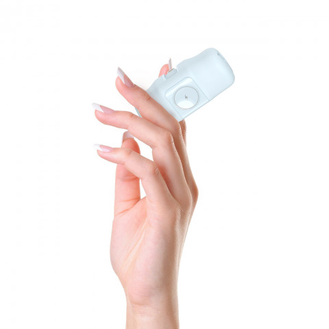 
Mini išorinė baterija 5000mAh 15W su „iPhone Lightning“ ir „Apple Watch“ įkrovikliu – mėlyna
