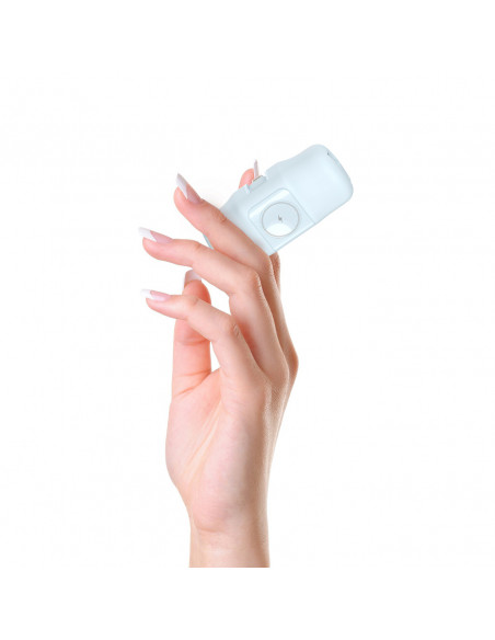 
Mini išorinė baterija 5000mAh 15W su „iPhone Lightning“ ir „Apple Watch“ įkrovikliu – mėlyna
