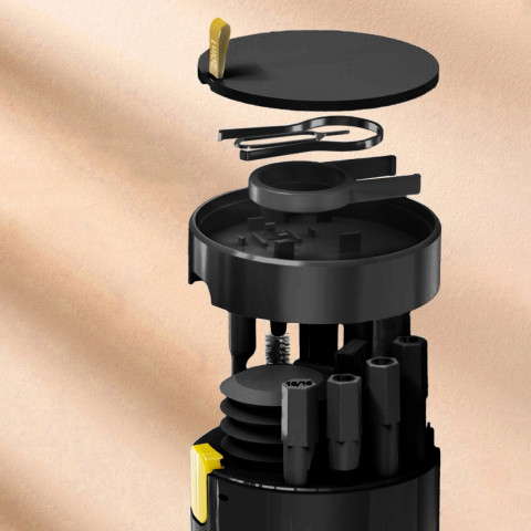 
20 viename daugiafunkcis valymo rinkinys ausinėms, klaviatūroms, ekranams ir išmaniesiems telefonams – juodas
