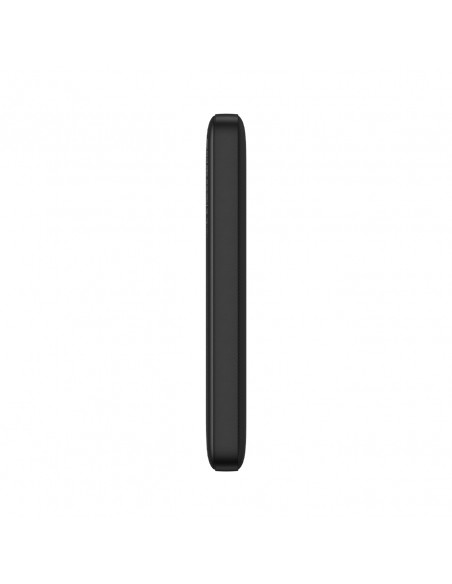 
„Airpow“ 20 W 10000 mAh išorinė baterija su USB-A - USB-C laidu, 30 cm, juoda
