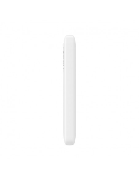 
„Airpow“ 20 W 10000 mAh išorinė baterija su USB-A - USB-C laidu, 30 cm, balta
