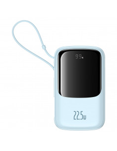 
Išorinė baterija 10000mAh Qpow Pro+ 22.5W USB-C - mėlyna
