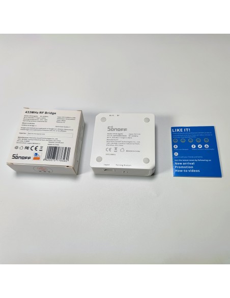 WiFi valdymo blokas skirtas RF433MHz įrenginiams baltas WiFi valdymo blokas skirtas RF433MHz įrenginiams baltas