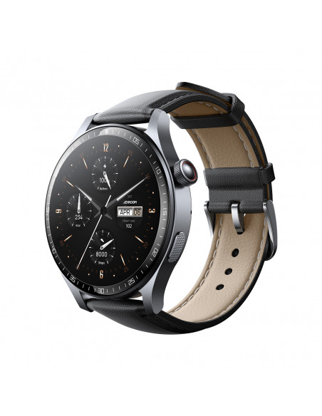 
„Classic Series JR-FC2 Pro“ išmanusis laikrodis su skambučių atsiliepimo funkcija – tamsiai pilkas
