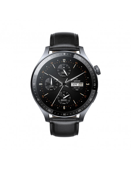 
„Classic Series JR-FC2 Pro“ išmanusis laikrodis su skambučių atsiliepimo funkcija – tamsiai pilkas
