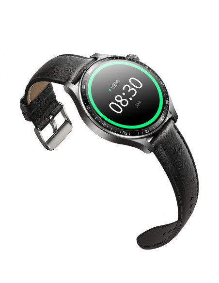 
„Classic Series JR-FC2 Pro“ išmanusis laikrodis su skambučių atsiliepimo funkcija – tamsiai pilkas
