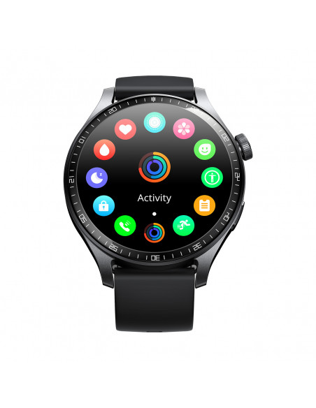 
„Classic Series JR-FC2 Pro“ išmanusis laikrodis su skambučių atsiliepimo funkcija – tamsiai pilkas
