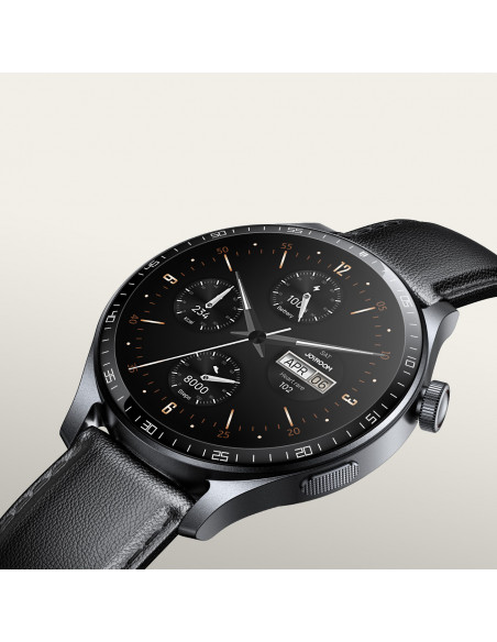 
„Classic Series JR-FC2 Pro“ išmanusis laikrodis su skambučių atsiliepimo funkcija – tamsiai pilkas
