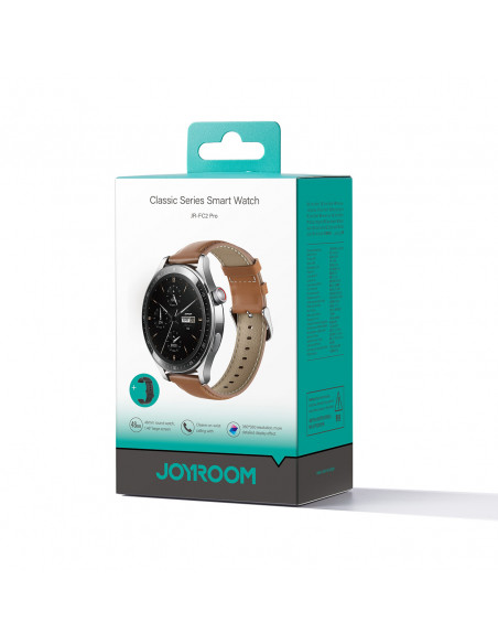 
„Classic Series JR-FC2 Pro“ išmanusis laikrodis su skambučių atsiliepimo funkcija – sidabrinis
