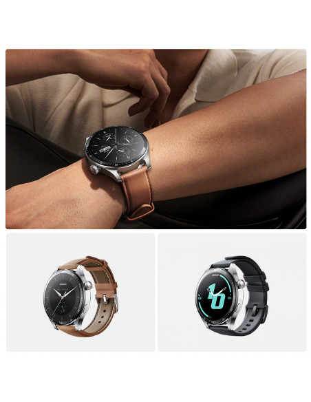 
„Classic Series JR-FC2 Pro“ išmanusis laikrodis su skambučių atsiliepimo funkcija – sidabrinis
