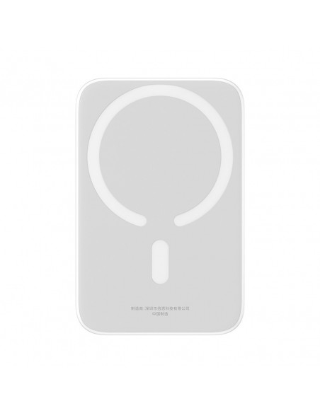 
6000mAh nešiojamas įkroviklis „Magnetic Mini Air 20W“ su USB-C laidu – baltas
