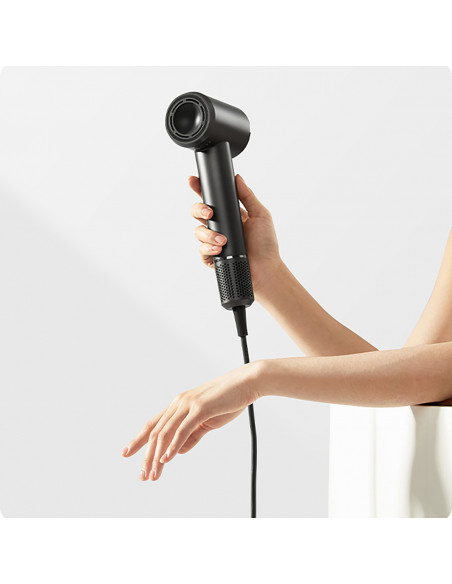 
H100 joninis plaukų džiovintuvas su temperatūros valdymu – pilkas
