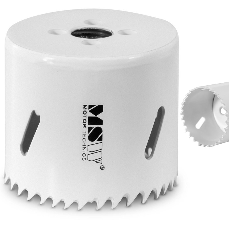 Dviejų metalų skylių pjūklo grąžtas metaliniam medienos plastikui sk. 51 mm