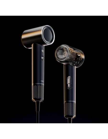 
H100 joninis plaukų džiovintuvas su temperatūros valdymu – pilkas
