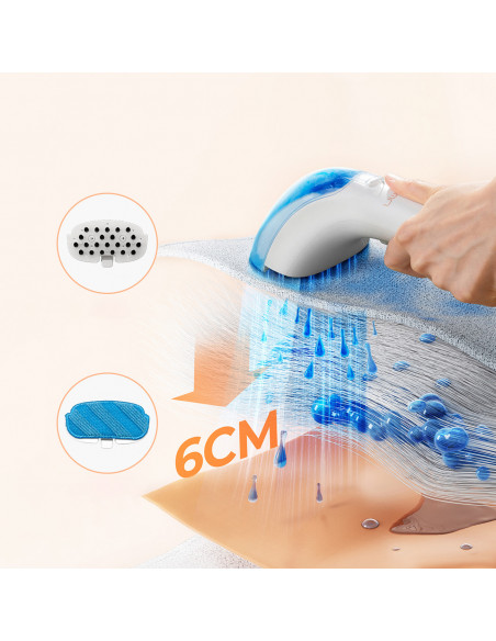 
Giluminio valymo 1900 W garinis valytuvas su garų valymo funkcija B200 - baltas
