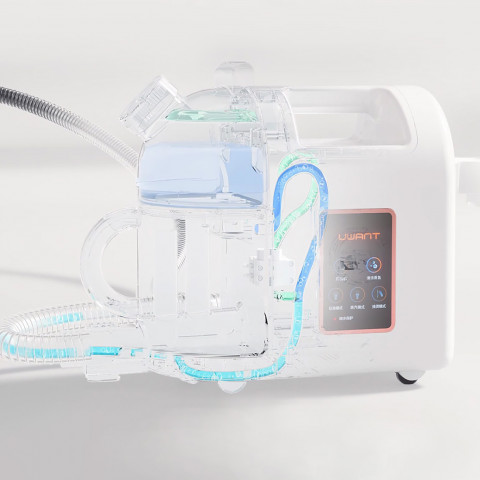 
Giluminio valymo 1900 W garinis valytuvas su garų valymo funkcija B200 - baltas
