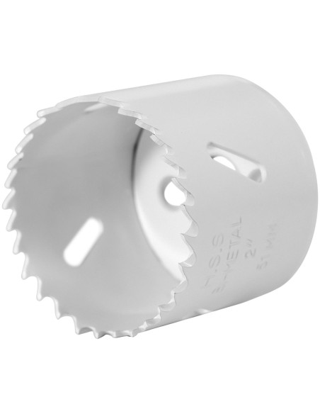 Dviejų metalų skylių pjūklo grąžtas metaliniam medienos plastikui sk. 51 mm Dviejų metalų skylių pjūklo grąžtas metaliniam medienos plastikui sk. 51 mm