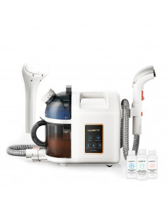 
Giluminio valymo 1900 W garinis valytuvas su garų valymo funkcija B200 + šepetys - baltas
