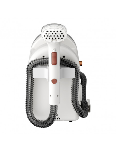 
Giluminio valymo 1900 W garinis valytuvas su garų valymo funkcija B200 + šepetys - baltas
