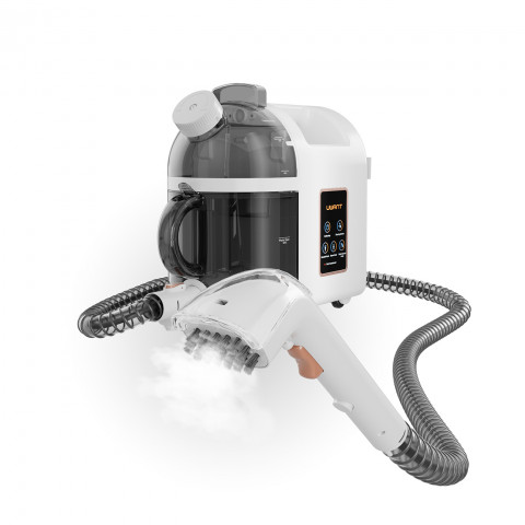 
Giluminio valymo 1900 W garinis valytuvas su garų valymo funkcija B200 + šepetys - baltas
