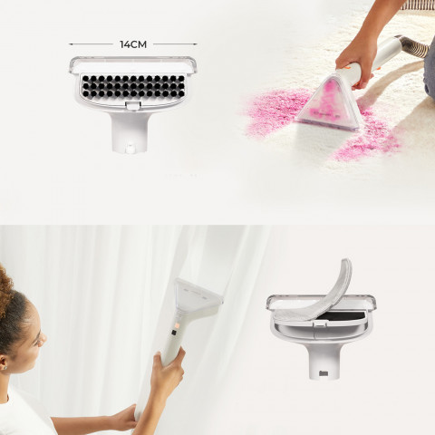 
Skalbimo dulkių siurblys 12000Pa 450W 55C savaiminio išsivalymo B200-SE - baltas
