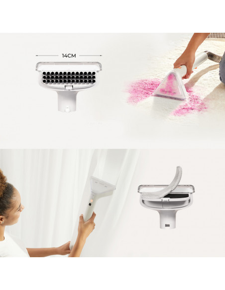 
Skalbimo dulkių siurblys 12000Pa 450W 55C savaiminio išsivalymo B200-SE - baltas
