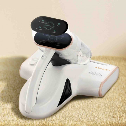 
Čiužinių dulkių siurblys alergiškiems žmonėms, UV + ultragarsinis dulkių erkučių šalinimas, 500 W, M300 - baltas
