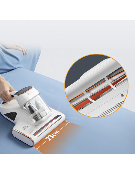 
Čiužinių dulkių siurblys alergiškiems žmonėms, UV + ultragarsinis dulkių erkučių šalinimas, 500 W, M300 - baltas
