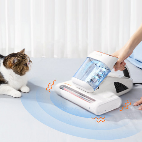 
Čiužinių dulkių siurblys alergiškiems žmonėms, UV + ultragarsinis dulkių erkučių šalinimas, 500 W, M300 - baltas
