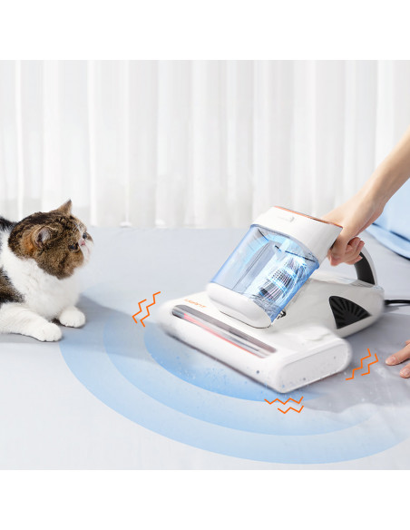 
Čiužinių dulkių siurblys alergiškiems žmonėms, UV + ultragarsinis dulkių erkučių šalinimas, 500 W, M300 - baltas
