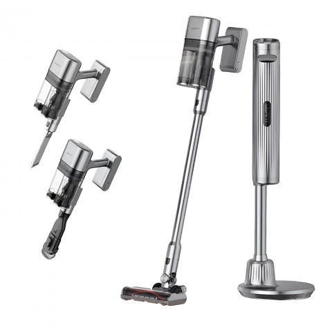 
50kPa HEPA V100 daugiafunkcis belaidis dulkių siurblys – pilkas
