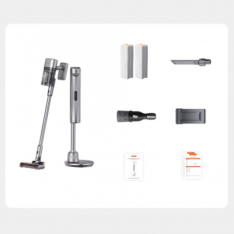 
50kPa HEPA V100 daugiafunkcis belaidis dulkių siurblys – pilkas
