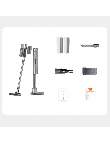 
50kPa HEPA V100 daugiafunkcis belaidis dulkių siurblys – pilkas
