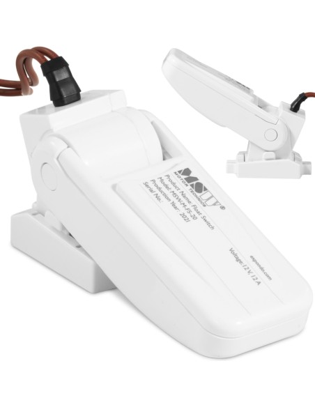 Triumo siurblio 12V 12A / 24V 6A plūdinis jungiklis Triumo siurblio 12V 12A / 24V 6A plūdinis jungiklis