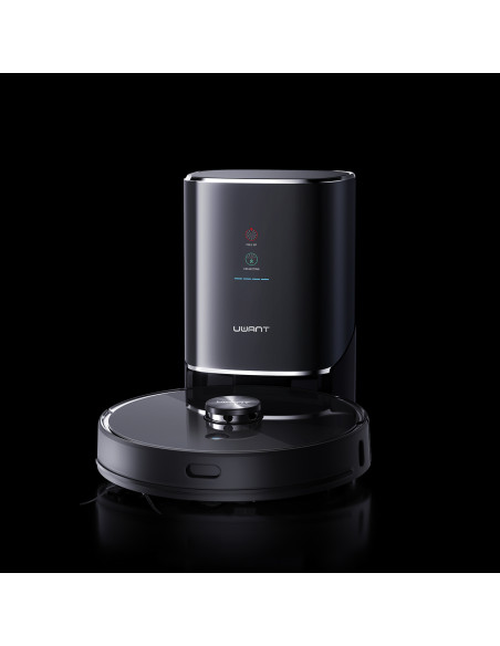 
Robotas dulkių siurblys su šluostės funkcija + įkrovimo ir valymo stotelė U100 - pilkas
