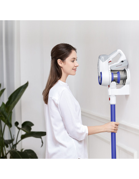 
JIMMY JV53 Lite 425W lengvas belaidis dulkių siurblys – baltas ir mėlynas
