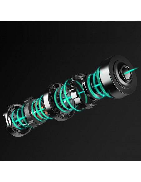 
JIMMY JV53 Lite 425W lengvas belaidis dulkių siurblys – baltas ir mėlynas
